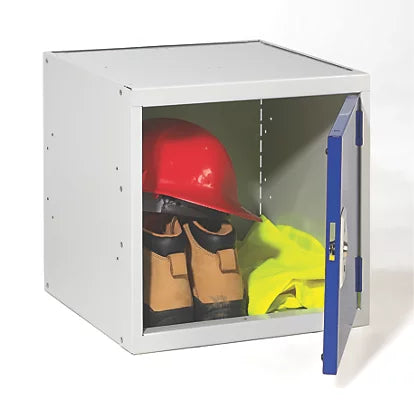 Highly Durable Blue Security Cube Locker For Personal Items - 380mm