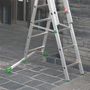 High Quality Aluminium Combination Ladder For Stairs - 6.25m
