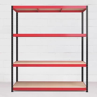 High Quality 4-Tier Powder Coated Steel Shelving - 500kg Capacity