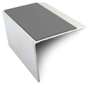 Aluminium Stair Nosing with PVC Insert DDA Compliant for Ultimate Safety