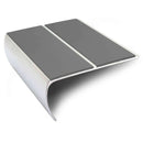 Premium Aluminium Stair Edge Trim 87mm x 40mm Non-Slip PVC Insert