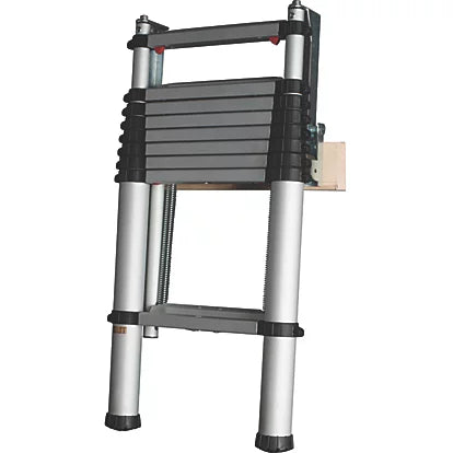 Premium Quality Aluminium Telescopic Loft Ladder For Small Hatches - 2.61m