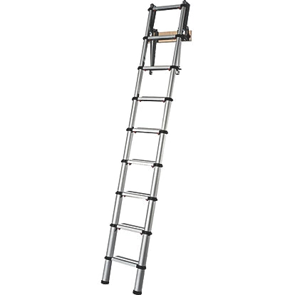 Premium Quality Aluminium Telescopic Loft Ladder For Small Hatches - 2.61m