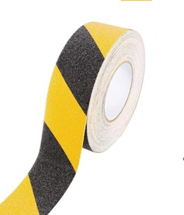 High-Quality Black/Yellow Anti-Slip Tape For Internal & External Use - 18m