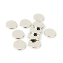 Pack of 10 Silver  Neodymium Disc N35 Magnets With Plastic Spacers - 3mm