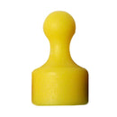 Pack of 10 Yellow Neodymium Tenpin Magnets N38 Grade - 12mm Diameter