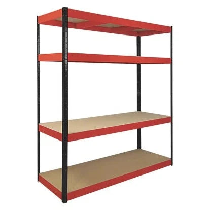 Heavy Duty Powder-Coated Steel Shelving Unit Storage Solution For Offices & Stores