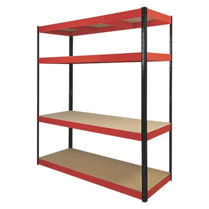 Heavy Duty Powder-Coated Steel Shelving Unit Storage Solution For Offices & Stores