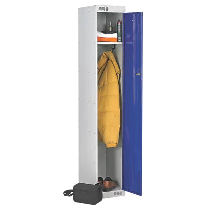 Professional Grade Blue Single Door Security Locker For Secure Storage