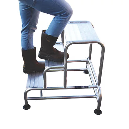 Heavy Duty 3 Safety Step With Platform For Construction Use - 800mm