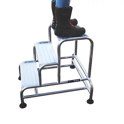 Heavy Duty 3 Safety Step With Platform For Construction Use - 800mm