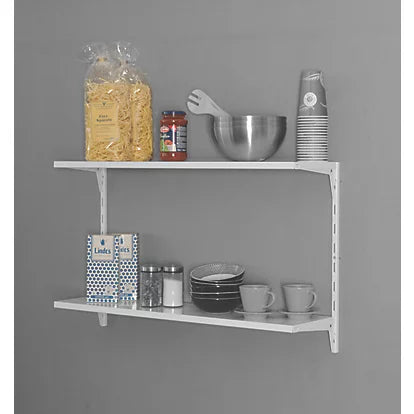 High Quality White Powder-Coated Steel Home Office Shelving Unit For Storage Solution