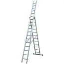 High Professional 3-Section Combination Ladder For Regular Trade Use - 8.4m
