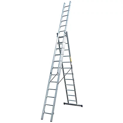 High Professional 3-Section Combination Ladder For Regular Trade Use - 8.4m