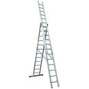 High Professional 3-Section Combination Ladder For Regular Trade Use - 8.4m
