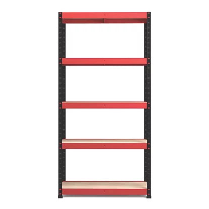 Premium Grade 5-Tier Powder-Coated Steel Shelving Unit For Garage or Warehouse Use