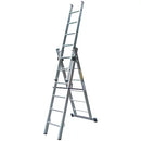 Professional 3-Section Combination Ladder For Construction Work - 4.1m