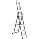 Professional 3-Section Combination Ladder For Construction Work - 4.1m