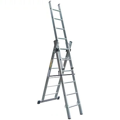 Professional 3-Section Combination Ladder For Construction Work - 4.1m