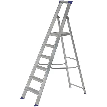 High Performance Aluminium 6-Step Platform Step Ladder For Industrial Applications