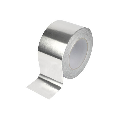 Industrial Grade Silver Aluminium Foil Tape For Duct Sealing And Heating - 45m