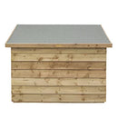 Highly Durable Overlap Timber Patio Box Storage For Garden Tools - 3'-6" x 2'