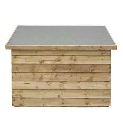 Highly Durable Overlap Timber Patio Box Storage For Garden Tools - 3'-6" x 2'