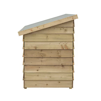 Highly Durable Overlap Timber Patio Box Storage For Garden Tools - 3'-6" x 2'