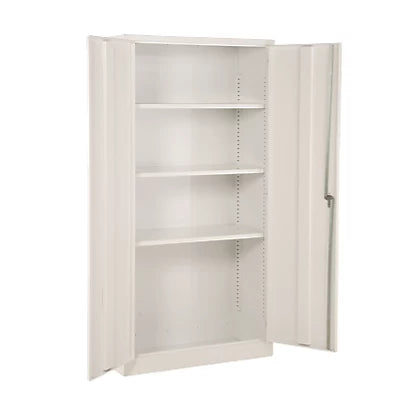 Premium Grade White 3-Shelf Acid Cabinet For Secure Storage - 915mm