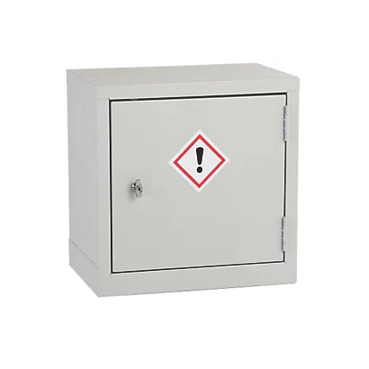 Ultra Durable Grey 1-Shelf Cosh Cabinet Safe Storage For Hazardous Substances