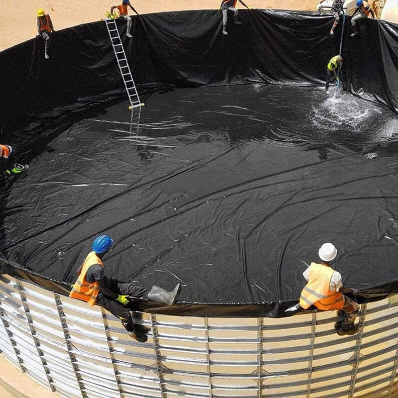 Premium Quality Black HDPE Pond Liner 40-Year Warranty With Free Underlay - 0.35mm