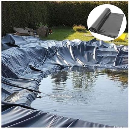 High Quality Black HDPE Pond Liner Lifetime Guarantee With Heavy Duty Underlay - 0.35mm