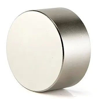 Neodymium Disc N35 Silver Magnets With Plastic Spacers - 22mm Diameter