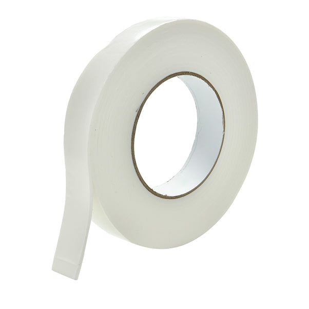 White Painted Steel Tape With Standard Adhesive 3" Core - 5m