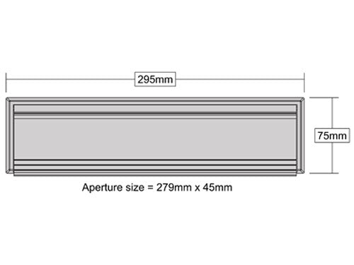 Premium Quality Sleeved Letterbox Perfect For Inward And Outward Opening Doors