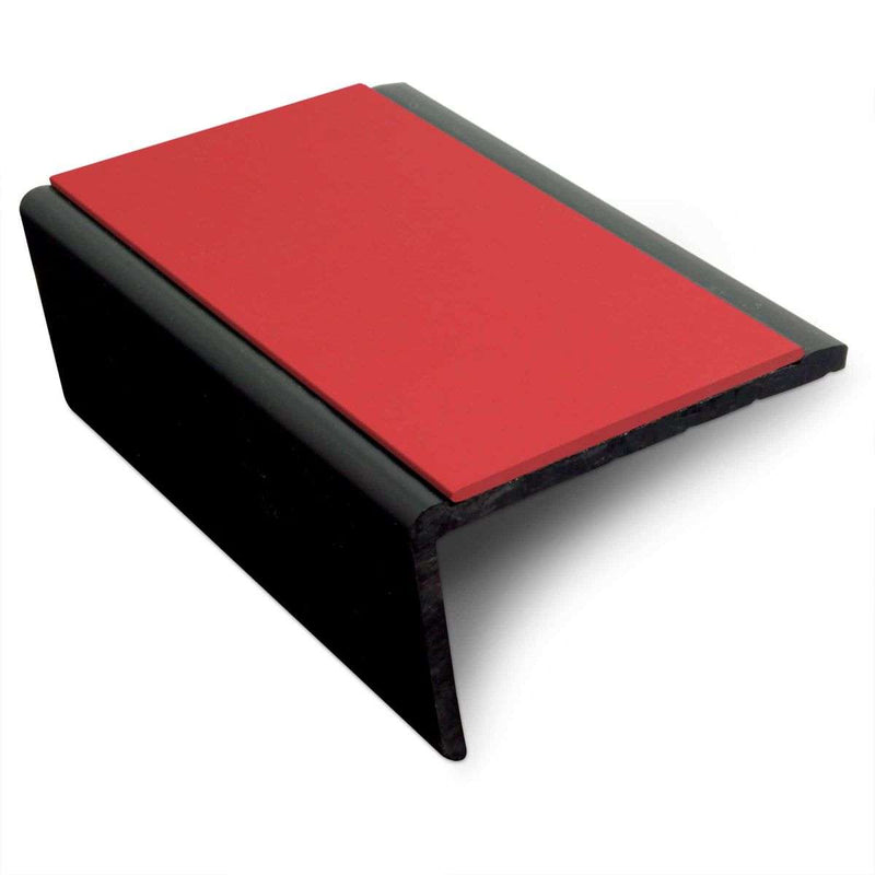 Premium 56mm x 32.5mm Slimline PVC Non-Slip Stair Nosing Hard Nose Commercial & Home Safety