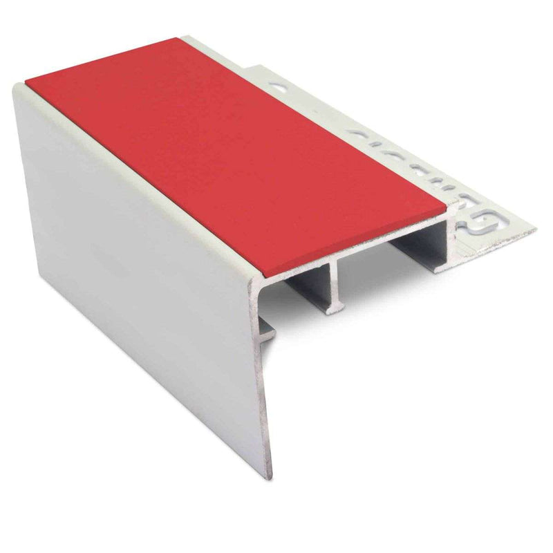 Heavy-Duty Non-Slip Tile-In Stair Nosing Premium Aluminium with PVC Grip Safe & Durable