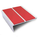 Aluminium Non Slip Stair Nosing 93 x 32mm Profile with PVC Insert