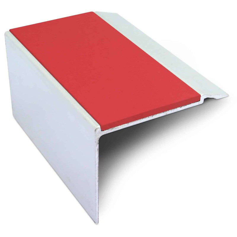 Heavy-Duty 72 x 55mm Stair Nosing with PVC Insert DDA Compliant