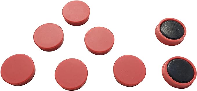 High-Durable 8mm Medium Marker Magnets - Pack of 20