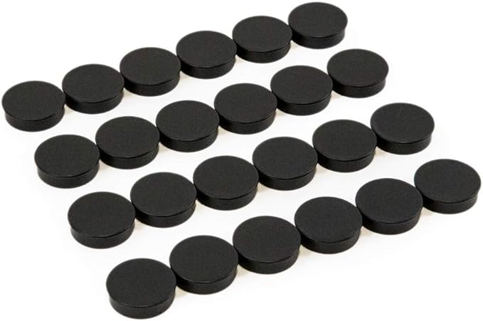 High Quality 7mm Plastic Flat Marker Magnets - Pack of 10