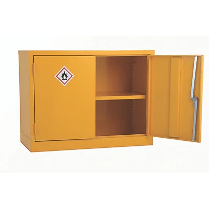 Premium Grade Yellow Hazardous Substance Cabinet - 915mm