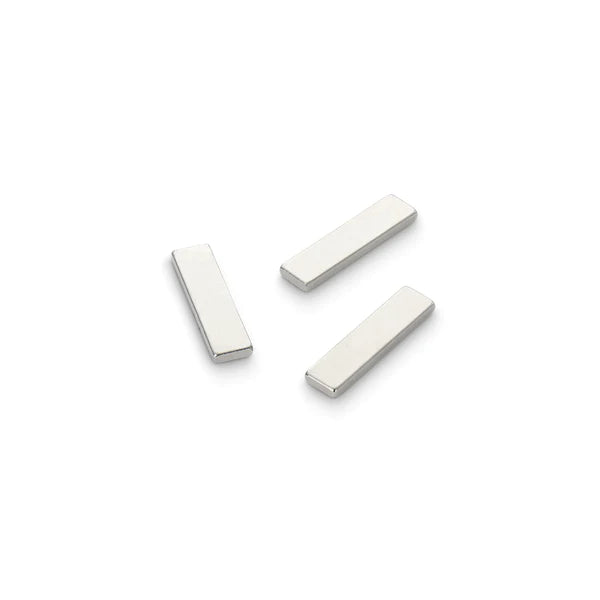 Pack of 50 N35 Silver Nickel Plated Block 20mm Plastic Spacers