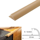 Premium Round Edge PVC Tile Trims Quadrant Edging for Walls & Floors 8mm 10mm 12.5mm 2500mm