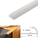 Premium Round Edge PVC Tile Trims Quadrant Edging for Walls & Floors 8mm 10mm 12.5mm 2500mm