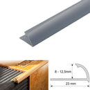 Premium Round Edge PVC Tile Trims Quadrant Edging for Walls & Floors 8mm 10mm 12.5mm 2500mm