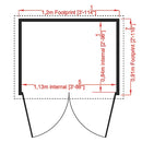 High Performance Apex Overlap Timber Garden Store For Outdoor Storage Solution