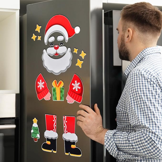 Premium Printed Santa Claus Fridge Magnet Kit - 230mm