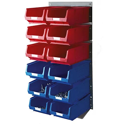 High Performance 12Pcs Single-Sided Storage Bin Kit For Warehouse Use