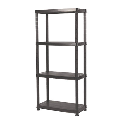 High Performance 4-Tier Plastic Shelving For Indoor And Outdoor Use